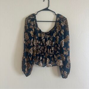 Shyanne Western Wear Floral Blouse